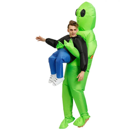 ET-Aliens Inflatable Costume – Scary Monster Cosplay for Adults & Kids, Halloween, Christmas, Thanksgiving, Party, Festival Costume