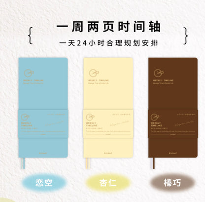Kinbor Weekly Planner Notebook – Undated Daily & Monthly Agenda Journa
